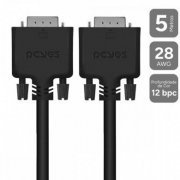 Pcyes cabo VGA 15 pinos 1080p 60Hz 28AWG 5 metros 