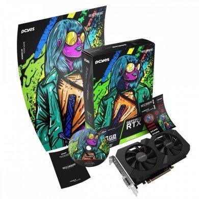 PVRTX30506BLPE PCYes Placa de Vídeo Nvidia RTX 3050 6GB GDDR6