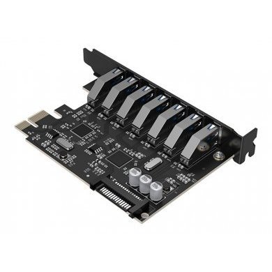 PVU3-7U-V1 Orico HUB USB 3.0 7 Portas PCI-Express
