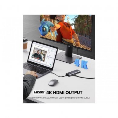 PW11-8PC-GY ORICO DOCKING STATION TYPE-C 8 in 1