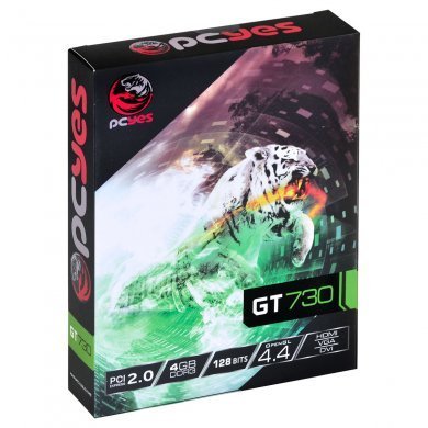 PW730GT12804D3LP PCYes Placa de Vídeo GeForce GT 730 4GB