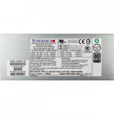 PWS-1K62P-1R Supermicro Fonte Redundante 1620W