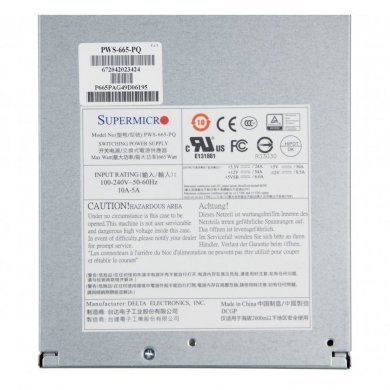 PWS-665-PQ Fonte Supermicro 665w PS/2 ATX 80Plus