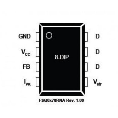 Q0270RNA IC 700V Integrated Power Switch FSC DIP-8