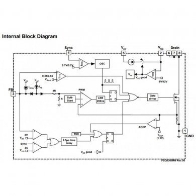 Ci DM0365RB FSQ QRC PWM DIP8 (Kit 2x)