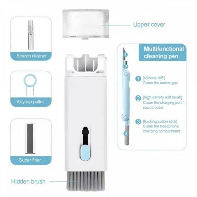 Q6E Kit conjunto de limpeza portátil 7 em 1