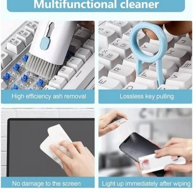 Q6E Kit conjunto de limpeza portátil 7 em 1