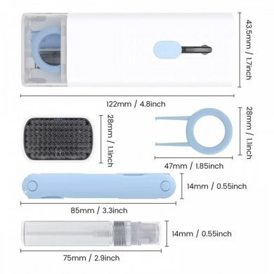 Q6E Kit conjunto de limpeza portátil 7 em 1