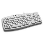 Teclado Microsoft Basic Branco Teclas de Acesso Rápid