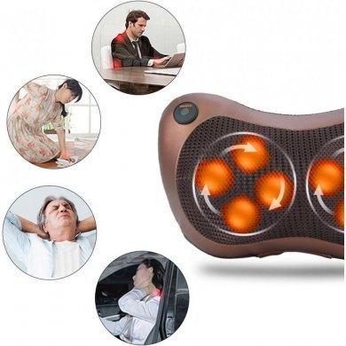 Q-1558S Almofada travesseiro Massageador Movimentos Shiatsu