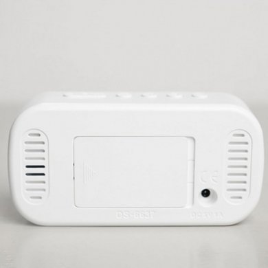 Q-2950 Relógio digital de mesa espelhado com despertador