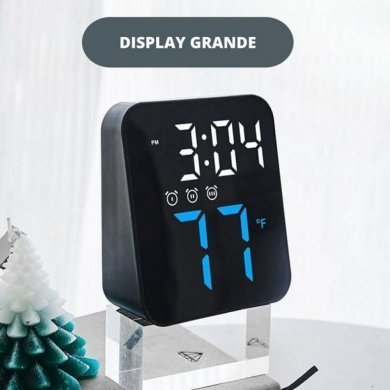 Q-2951 Relógio LED digital mesa/parede com despertado