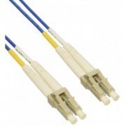 HP Cordão Duplex Multimodo LC/LC 2M om4 2 fibras 50/125 LC para LC polimento UPC, cor Azul 2 metros