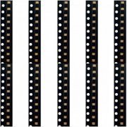 Led amarelo SMD 0805 2V 20mA kit 100 unidades 2 x 1.25 x 0.8 mm amarelo alto brilho