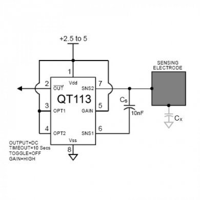 CI SENSOR TOUCH PROX 1 CHANNEL 8-SOIC