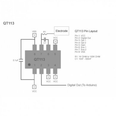 CI SENSOR TOUCH PROX 1 CHANNEL 8-SOIC