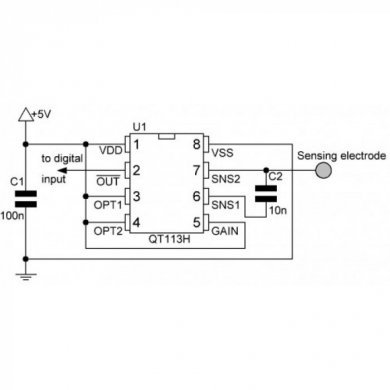 CI SENSOR TOUCH PROX 1 CHANNEL 8-SOIC