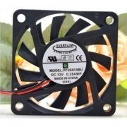 Everflow cooler fan auxiliar 60x60x10mm DC12V 0,35A 3 fios 