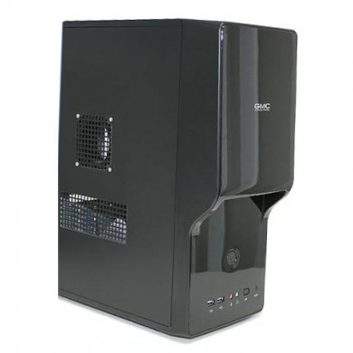 R3_CORONA_BLACK Gabinete ATX GMC R-3 Corona, com USB e Áudio Frontais, Design Di