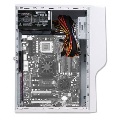 R3_CORONA_WHITE Gabinete ATX GMC R-3 Corona, com USB e Áudio Frontais, Design Di