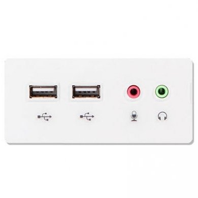 R3_CORONA_WHITE Gabinete ATX GMC R-3 Corona, com USB e Áudio Frontais, Design Di