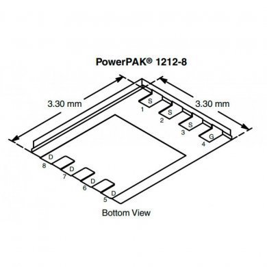 Transistor Mosfet 30V 20A SI472DP QFN-8