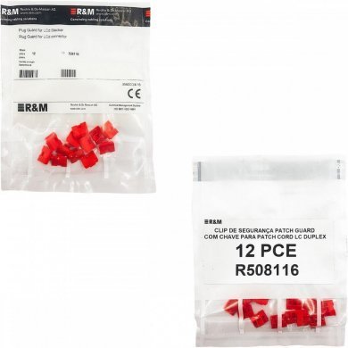 R508116 12x capa de proteção para conector LC-Duplex