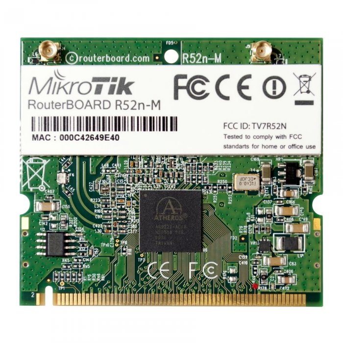 R52n-M MikroTik miniPCI Card 2.4/5.8GHz MIMO