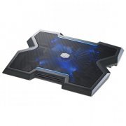 Notepal Cooler Master X3 Led Azul FAN de 200mm com controle de velocidade, 1 x USB 2.0, notebooks de 7 a 17 po