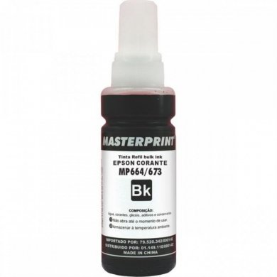 R-EP100BK Masterprint refil de tinta Epson 644 100ml Preto
