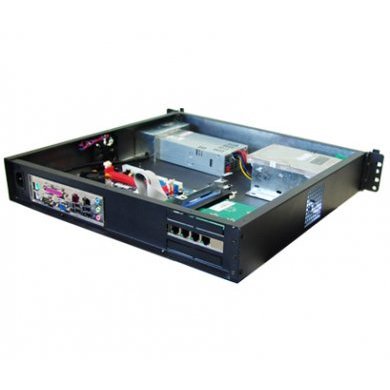 RACK18 3Etc Gabinete Rack 1U Preto