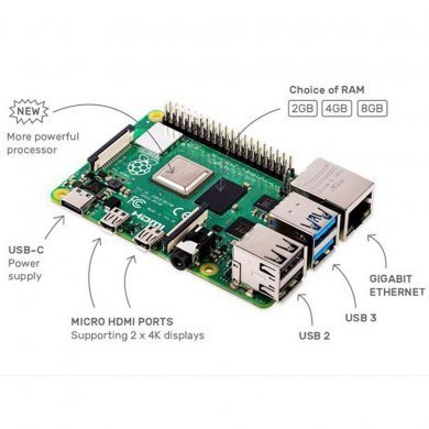 RASPBERRYPI4-8GB RASPBERRY PI 4 Modelo B BCM2711, 1.5GHz 8GB