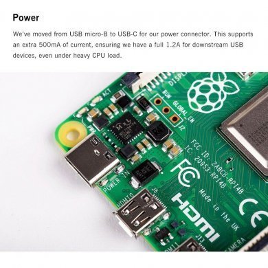 RASPBERRYPI4-8GB RASPBERRY PI 4 Modelo B BCM2711, 1.5GHz 8GB