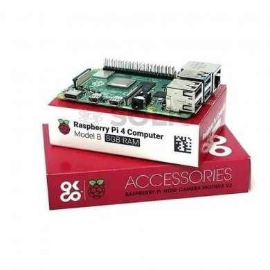 RASPBERRYPI4-KITII Raspberry Pi4 memória 8GB e 64GB Micro-SD
