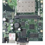 RouterBoard Mikrotik 411AR 1 slot MiniPci 1 Ethernet 1 MiniPCI RouterOS memória DDR 64MB Licença Level 4