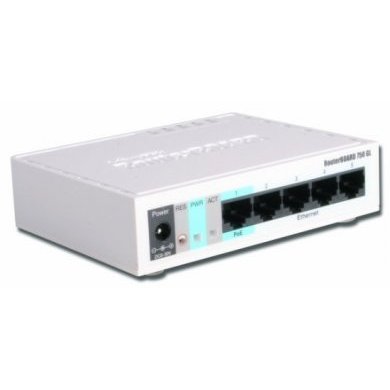 RB750GL Roteador Mikrotik Gigabit 5 Portas