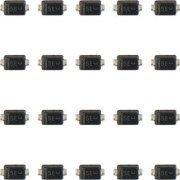 20x Diodo retificador Schottky 40V 200mW RB751S40 micro diodo nas dimensões de: 0.60 x 0.80 mm