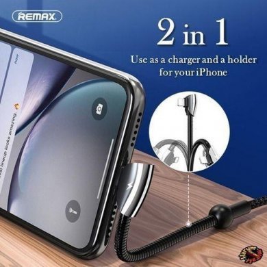 Remax cabo USB-C para lightning gamer em L 1.2m
