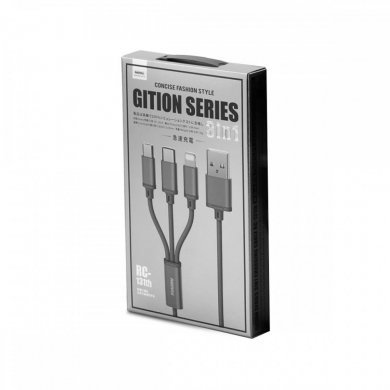 Cabo multicarga Remax Gition series 3 em 1