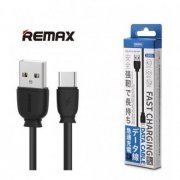 Remax fast charging data tipo C cabo preto 