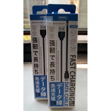 RC-134C Remax fast charging data tipo C cabo preto