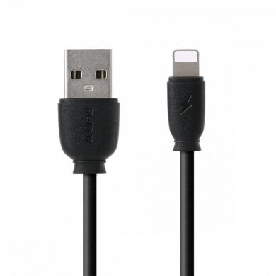 Remax fast charging Data Lightning cabo preto