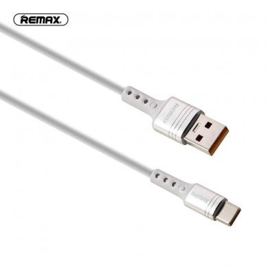 Remax cabo USB tipo C Chaining Series 5A branco 1m
