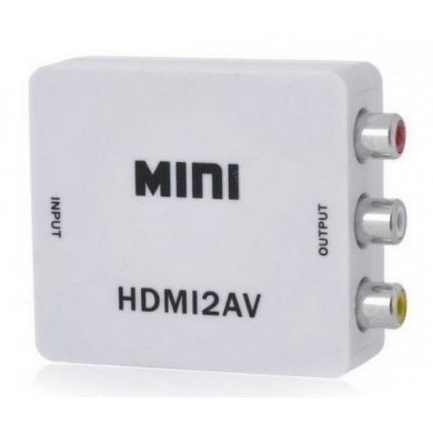 RCA-AV Mini conversor HDMI para RCA AV
