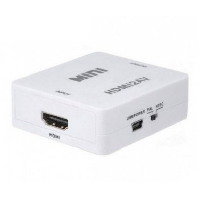 Mini conversor HDMI para RCA AV