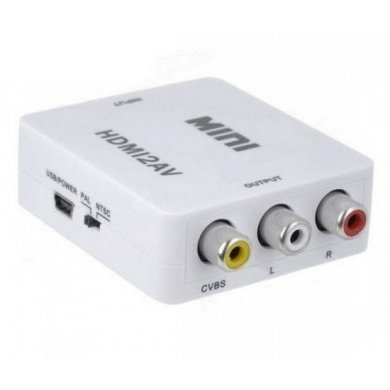 Mini conversor HDMI para RCA AV