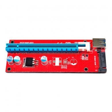 RISERPCI/USB Riser Card PCI-E 1x to 16x VER007s