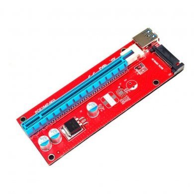 RISERPCI/USB Riser Card PCI-E 1x to 16x VER007s