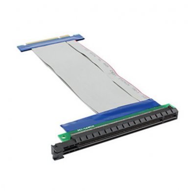 RISERPCIEX8-X16FLEXIBLE Riser PCI-E x8 para PCI-E x16 Flexivel