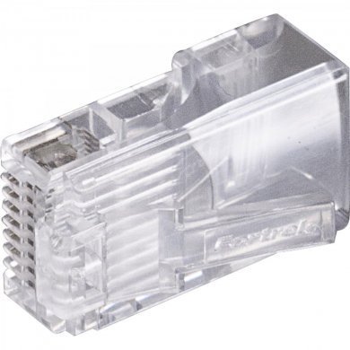 RJ45-112 Fortrek Conector de rede RJ45 CAT6 FK 140E 100 unidades